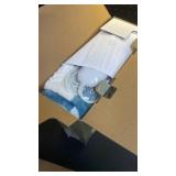 Heated Electric Blanketc Throw, 50X60 Heating Blanket with 10 Heat Levels & 8 Hours Auto Off for Lap, Misty Blue Checkered Plaid Soft Sherpa Blankets Warmer Gifts for Couch Grandma Women Adults