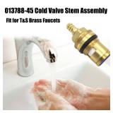 Ceramic Cartridge Assembly Compatible with T&S Brass Faucets, Temperature 40F-140F, Pressure 20PSI-125PSI, Cold Ceramic Cartridge faucet parts Replace 013788-45