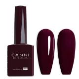 CANNI Dark Red Gel Nail Polish, 1Pcs Burgundy Red Gel Polish Deep Red Color Nail Polish Gel High Gloss Soak Off U V Gel Nail French Nail Manicure Salon DIY