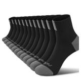 PAPLUS Ankle Compression Socks for Women 6 Pairs, Running Athletic Socks with Arch Supportï¼Plantar Fasciitis Socks