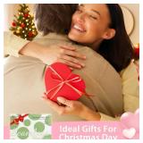 100PCS Elastic Hair Ties, Seamless Hair Band, Ponytail Holder No Crease Damage, Cotton Bands, Hair Scrunchies for Thick Thin Hair, Hair Accessories for Women Valentine