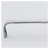 Yafa Home Fashion Heavy Duty Single Standard Adjustable Curtain Rod Hardware Included(White, 66\"-128\")