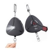 dooreemee Hidden Camera and Bug Detectors & GPS Tracker Finder. Travel Essentials & Hotel Personal Privacy Security Keychain, Gifts for Teen Girls and Women, Self Defense Alarm with Flashlight.