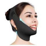 Juskaa Chin Strap for Sleeping,Adjustable Chin Strap,Jaw Strap,Jawline Shaper,V Line Lifting Mask,Black,M
