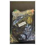 Retro Gong Black Womens Faux Leather Leggings Stretch High Waisted Pleather Pants Medium