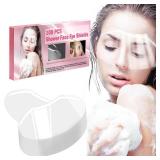 gusonse 100 PCS Microblading Permanent Makeup Shower Face Shields Visors, Shower Face Eye Shields, Clear Eyebrow Shower Visor Protector