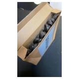 Copkim 5 Pack Christmas Indoor Extension Cord 6 ft Extension Cord Outdoor with Safety Cap 3 Outlet 16gauge 2 Prong Polarized Outlets for Home Office Christmas Tree String Lights Decor Connect Extend