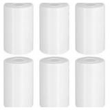 Frosted glass lamp shadesfor light fixture (6 pack)