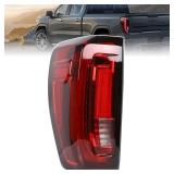 Lochnchn LED Tail Light Assembly Compatible with 2019-2024 GMC Sierra 1500/2500HD/3500HD,Left Driver Side Taillights Rear Lamp with Signature Brake Light Replace# 84565921 GM2800310
