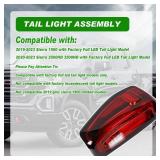 Lochnchn LED Tail Light Assembly Compatible with 2019-2024 GMC Sierra 1500/2500HD/3500HD,Left Driver Side Taillights Rear Lamp with Signature Brake Light Replace# 84565921 GM2800310