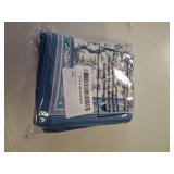 Giwawa 4PCs Chinoiserie Placemats Blue White Floral Birds Decorative Linen Table Mat 12"x18" Oriental Style Classic Flowers Heat Resistant Washable Place Mats for Kitchen Dining Party