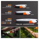 REXBETI Folding Saw - 8 Inch Blade for Wood & Dry Wood Pruning, Compact Design, SK-5 Steel
