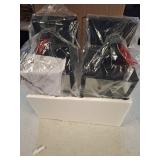 PARTPHONER Dusk to Dawn Outdoor Light Fixtures, 2-Pack Sensor Porch Lights, Waterproof Exterior Wall Sconce Lighting Lamp, Waterproof Wall Lantern for House, Doorway, Garage (Black)