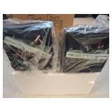 PARTPHONER Dusk to Dawn Outdoor Light Fixtures, 2-Pack Sensor Porch Lights, Waterproof Exterior Wall Sconce Lighting Lamp, Waterproof Wall Lantern for House, Doorway, Garage (Black)