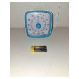 Yunbaoit Visual Timer with Night Light, 60-Minute Countdown Timer for Kids and Adults, Silent Classroom Timer, Time Management Tool for Home, School, or Work (Light Blue)