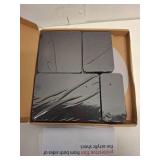 Buffet Risers Food Risers for Buffet Table Acrylic Risers Display Stands Tall Cake Stands Cylinder Stands for Party Pedestal Cake Stand Dessert Table Display Set Cupcake Stands Cupcake Display (Black)