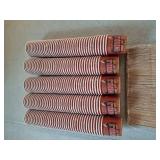 Teenyyou 400 Pcs Chili Cook off Party Decorations, 200 Pcs 2 oz Mini Chili Cookoff Paper Cups and 200 Wooden Spoons Pepper Cook off Parties Decorations for Competition Prize Party Cooking Supplies