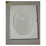FORLONG Ceramic Soap Dish Holder, for Bathroom,Tub and Kitchen Sink - White