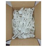 NIOSTA C7 C9 Outdoor Christmas Lights Clips,Adjustable Quick Clips for Shingle,Gutter,Roof,Fence,C7 White,50 Pack