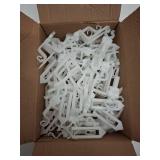 NIOSTA C7 C9 Outdoor Christmas Lights Clips,Adjustable Quick Clips for Shingle,Gutter,Roof,Fence,C7 White,50 Pack