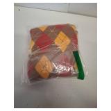 Sanwuta Dog Thanksgiving Costume Accessories Dog Wizard Costumes Christmas Pet Plaid Scarf Red Necktie Black Glasses Set Large Pet Winter Outfit for Cosplay Dress up Party