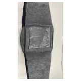 Kovpnor Round Hat Box, Stackable Felt Hat Boxes for Women Storage, Foldable Premium Hat Travel Case with Dustproof Lid, Space Saving Hat Organizer (Grey)