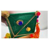 DIYANA IMPEX Marigold Garland for Decoration 5 Pcs Artificial Marigold Flowers with Bell, Indian Decor for Pooja, Diwali, Rangoli, Wedding, Christmas (Kite)