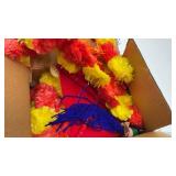 DIYANA IMPEX Marigold Garland for Decoration 5 Pcs Artificial Marigold Flowers with Bell, Indian Decor for Pooja, Diwali, Rangoli, Wedding, Christmas (Kite)