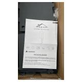 AOJEZOR Toilet Paper Holder Stand: Freestanding No Drill PVC Bathroom Storage for Apartment Renters -Protect Rental Deposit- Small Space Storage Solution