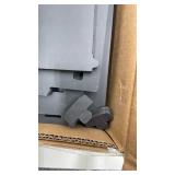 AOJEZOR Toilet Paper Holder Stand: Freestanding No Drill PVC Bathroom Storage for Apartment Renters -Protect Rental Deposit- Small Space Storage Solution