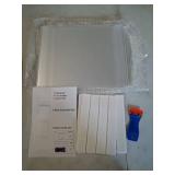 KSacry 6 Pcs Acrylic Sign Holder 8.5 x 11, Vertical Wall Mount Sign Holders with 3M Adhesive, Clear Plastic Frames Paper Display Sign Holders for Office, Home, Store, Restaurant - No Drilling