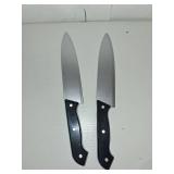 MyersCostume Classic Knife 2Pcs,Halloween Kills Butcher Knife Prop Silver