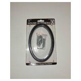 Metal House Numbers - 5 Inch Address Numbers for Houses, Modern Floating Door Numbers, High Gloss Black Number 0