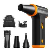K&F Concept Compressed Air Duster, 3 Gear Adjustable 110000RPM Electric Air Duster, Adjustable&Portable Air Blower for Deep Computer Clean, Keyboard, Car Dry, Home - Replace Compressed Air Cans