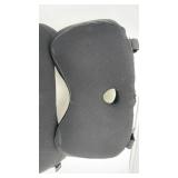 ZHIYUEJING Lumbar Support Pillow for Car,Car Lumbar Support for Driving Seat,2 in 1 Memory Foam Car Seat Back Support, Black Adjustable Cushion with Sciatica Relief for Office Chair & Wheelchair