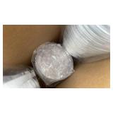 Ginkgo 32 oz Clear Plastic Cups with Lids and Jumbo Straws, Disposable To Go Iced Coffee Cups for Smoothie, Boba Milk Tea - 50 Pack