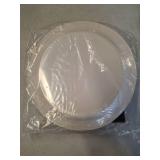 Grencian 96Pcs Orange and Black Party Decorations Orange and Black Plates and Napkins Disposable Paper Tableware Set for Birthday Wedding Baby Shower Fall Harvest Halloween Party Supplies, Serves 24