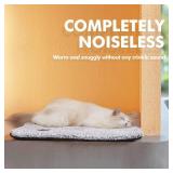 Self Warming Cat Bed Self Heating Cat Dog Mat 29.1 x 18.9 inch Extra Warm Thermal Pet Pad for Indoor Outdoor Pets with Removable Cover Non-Slip Bottom Washable