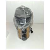 Horavie Mini Single Serve Coffee Maker for K Cup and Ground Coffee, Fast Brew One Cup Coffee Machine with Descaling Reminder and Water Window, 6 to 12 oz. Brew Sizes, Black