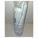 Bluewave Bedding Extra Slim Max Cool CarbonBlue Gel Memory Foam Pillow for Stomach and Back Sleepers - Thin, Flat Design with Advanced Cooling (1.75-Inch Height, Standard Size)