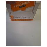 Face Towels - Ultra Soft and Thick Disposable Face Towelettes for Women - Biodegradable Facial Towels for Sensitive Skin - Face Cleansing, Makeup Removal, 10x12 Extra Large - 50 Pack