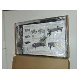 ECOLOVI 2-Tier Computer Monitor Stand Riser, Desk Organizer for Monitor, Printer & Laptop Stand, Desktop Workspace Organizers for Office Supplies(Black)