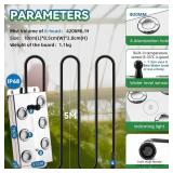 Mxmoonant 6 Head Ultrasonic Mist Maker Fogger 4200 ml/H Mister 250W Pond Fog Machine Atomizer Air Humidifier for Halloween Decoration, Plant Mushroom Humidification 110V