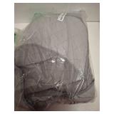 Quilted Gray throw blanket