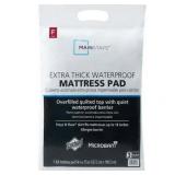 Mainstays Extra Thick Waterproof Mattress Pad  Full 54 in x 75 in