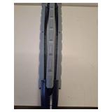 Mainstays Space-Saving 2-Tier Steel Tripod Hanging Clothes Drying Rack  Blue/Silver