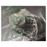 Large Clear Shoe Boxes Organizer with Magnetic Door, Stackable Shoe Storage Box for Closet, Foldable Space-Saving Storage Bins Shoe Cabinet, Black 9-Pack