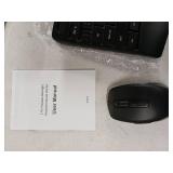 Wireless Keyboard and Mouse Combo- VEILZOR 2.4G Rechargeable Keyboard with Phone Holder, Ergonomic Wrist Rest, 9 RGB Backlit Effects, Silent Keyboard Mouse Set for Windows, Laptop, PC