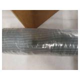 HIGOGOGO D-Shaped Home Chair Pad Cushion with Tufted Corduroy Cover, 2.5 Inch Thick Supportive Cushion, Overstuffed Chair Cushion, Set of 4, Dark Grey