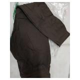 FULLSOFT Fleece Lined Leggings Women Tummy Control High Waisted Workout Winter Warm Soft Yoga Pants(Brown,Large-X-Large)